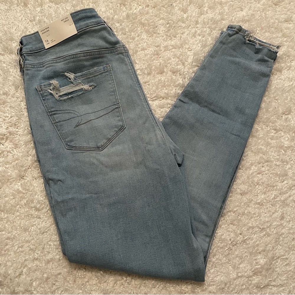 American Eagle AE Next Level Stretch High-Rise Jegging size 16 Long NWT
